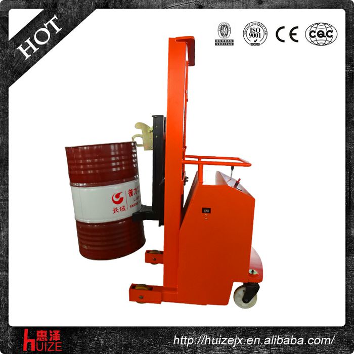 半電動配重油桶車（無底腿，只堆垛，不翻轉）